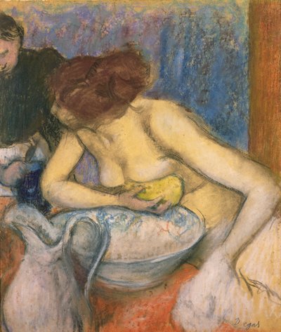 トイレ、1897（パステル） 作： Edgar Degas